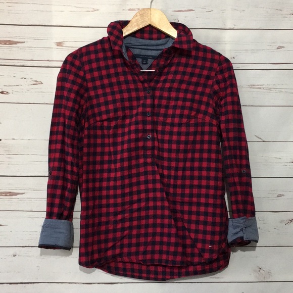 Tommy Hilfiger Tops - Tommy Hilfiger buffalo plaid shirt